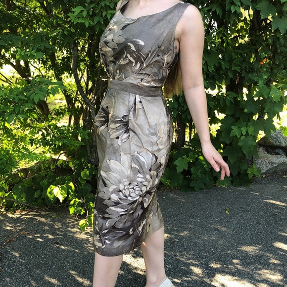 Escada floral silk dress - Picture 2 of 5